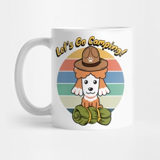 Cute Poodle Wants to go Camping Mug